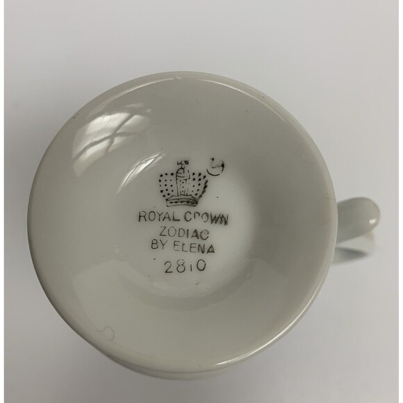 Vintage Royal Crown Capricorn Horoscope Coffee Mug By Elena 8”Tall - Picture 6 of 8